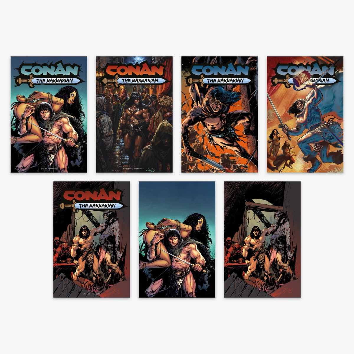 Conan the Barbarian #37 Bundle – Covers A–G