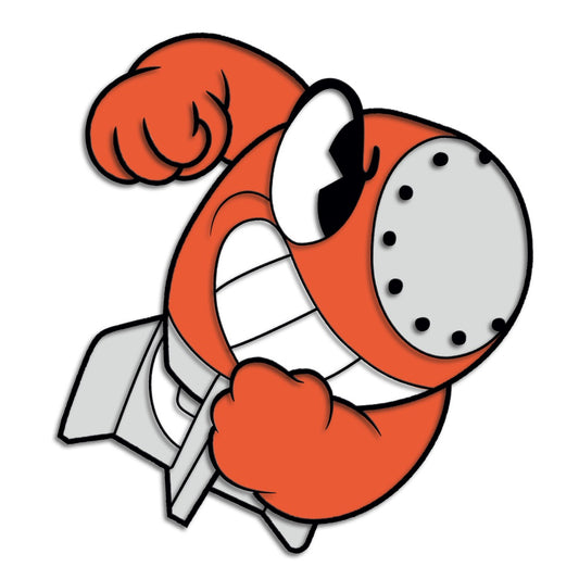 Cuphead Bomb Enamel Pin Badge Default Title