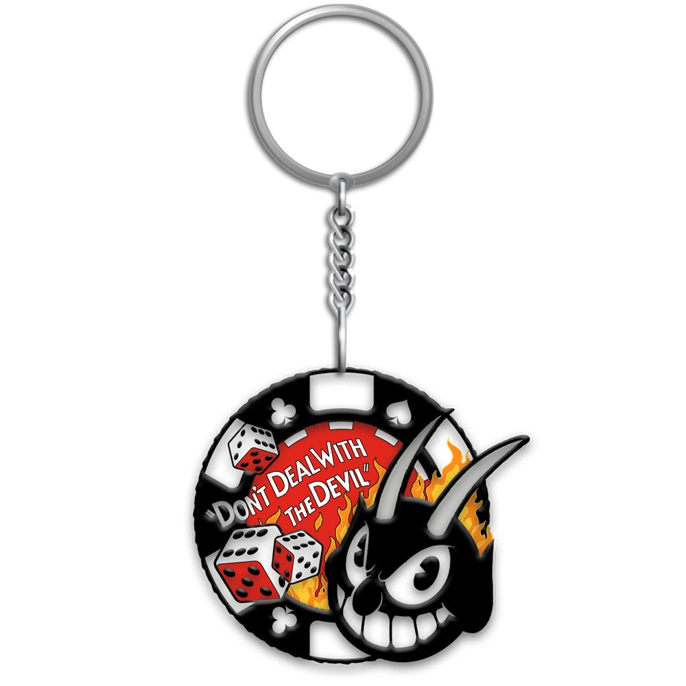 Cuphead Deal With the Devil Keychain Default Title