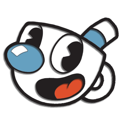 Cuphead Mugman Enamel Pin Badge Default Title