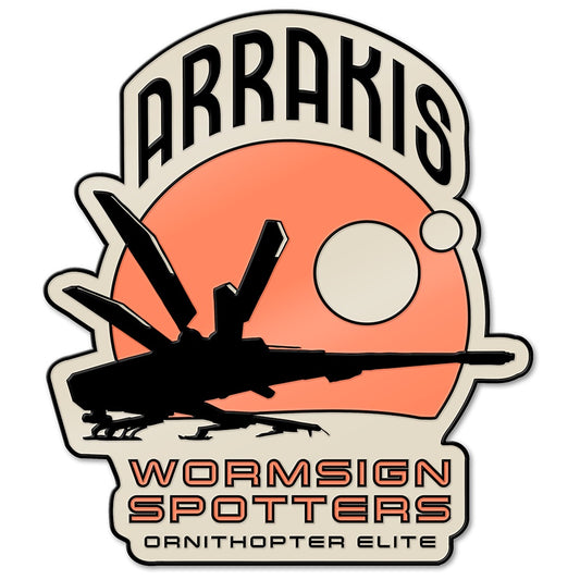 Dune 3 Arrakis Enamel Pin Badge Default Title