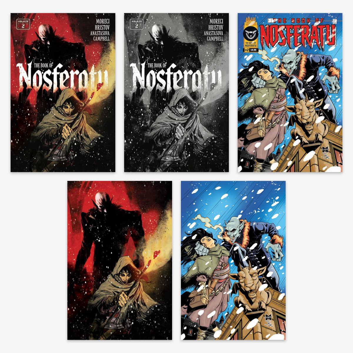 Book of Nosferatu #2 (of 4) Bundle – Covers A–E (incl. Ratio Incentives)