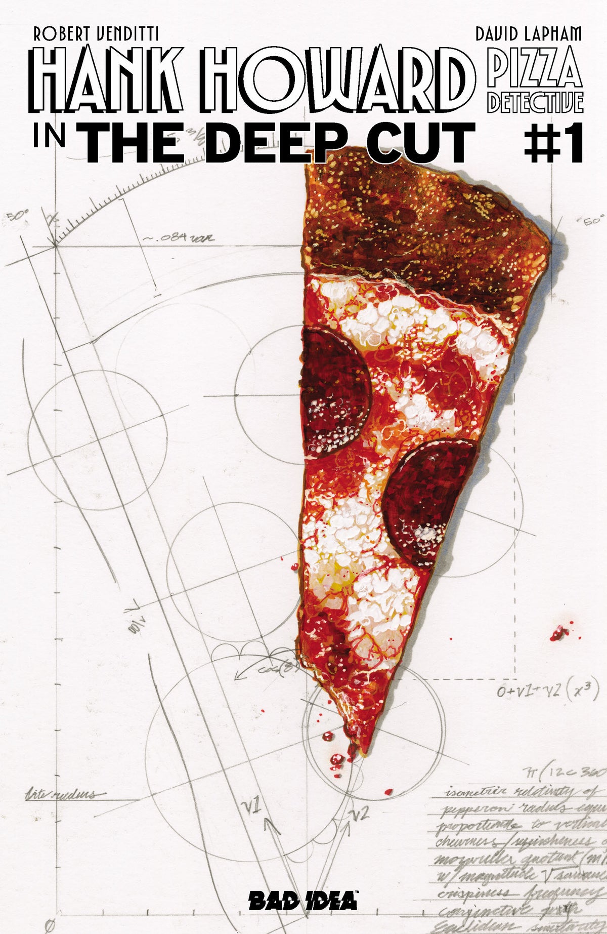 Hank Howard Pizza Detective the Deep Cut #1 (ONE SHOT) Cover B – Pizza by Ryan Sook Variant