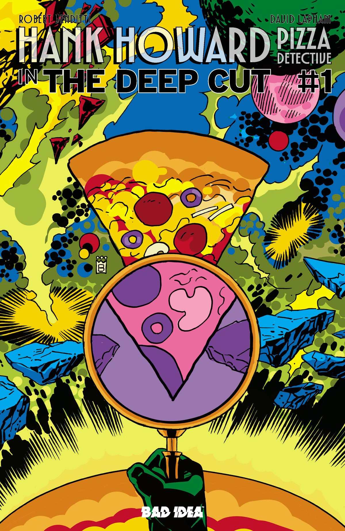 Hank Howard Pizza Detective the Deep Cut #1 (ONE SHOT) Cover E – Pizza by Mark Buckingham Variant