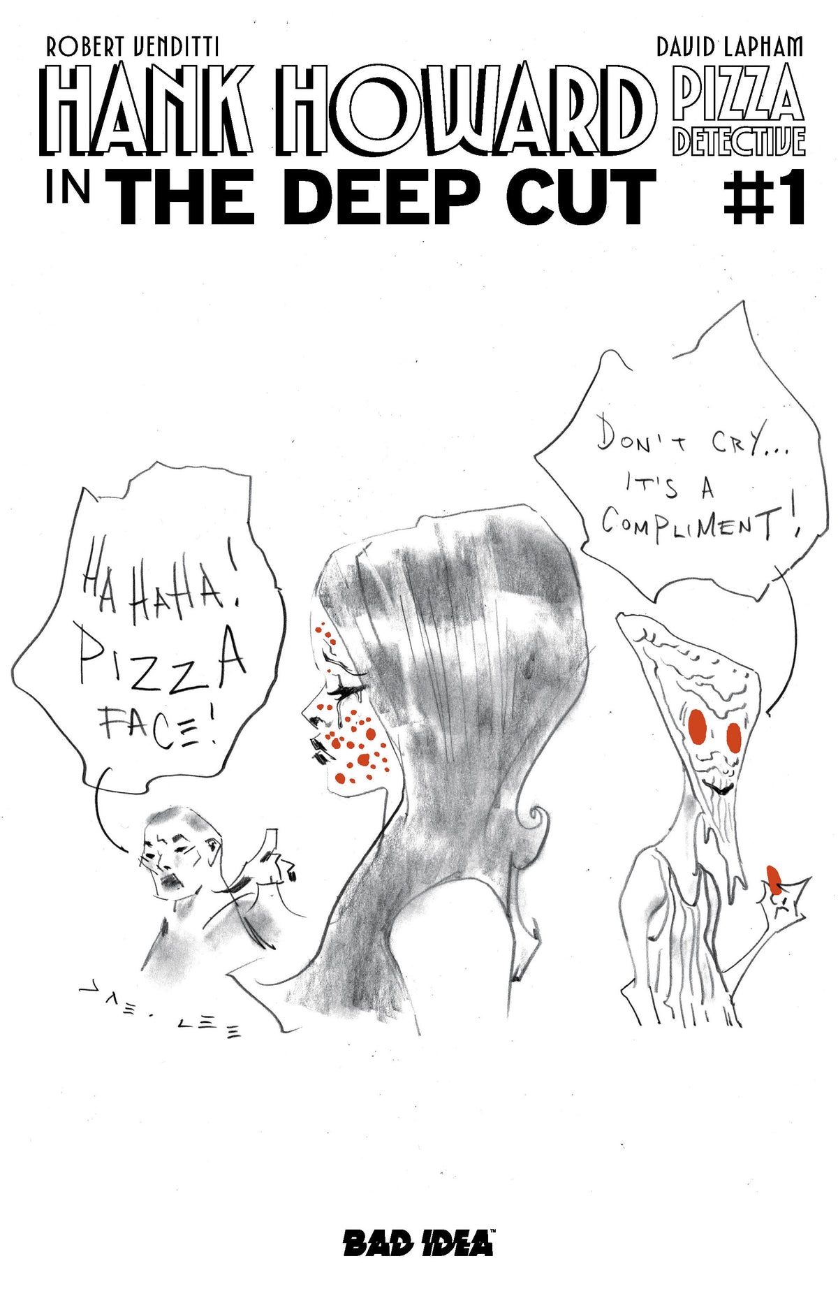 Hank Howard Pizza Detective the Deep Cut #1 (ONE SHOT) Cover G – 1:20 Ratio Pizza by Jae Lee Variant
