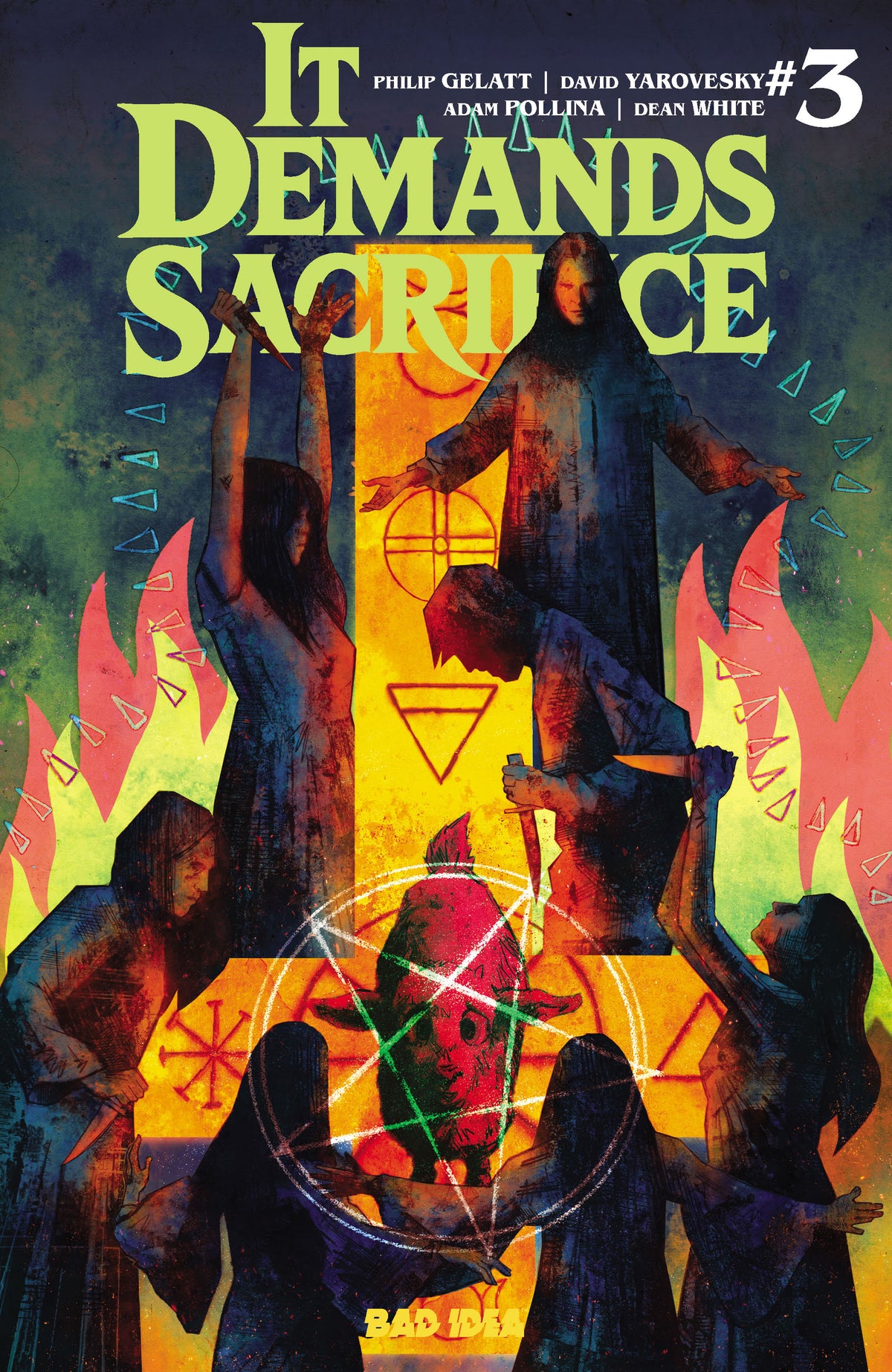It Demands Sacrifice #3 (of 4) Cover B – Ryan Quackenbush Variant