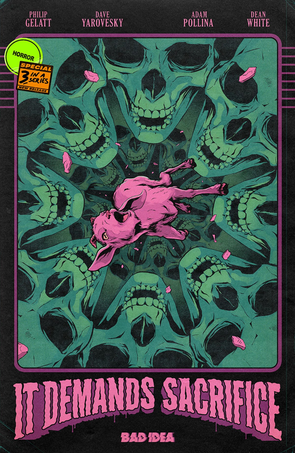 It Demands Sacrifice #3 (of 4) Cover D – 1:20 Ratio Flops Retro Variant