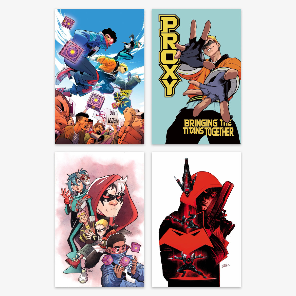 Teen Titans #4 Bundle – Covers A–D