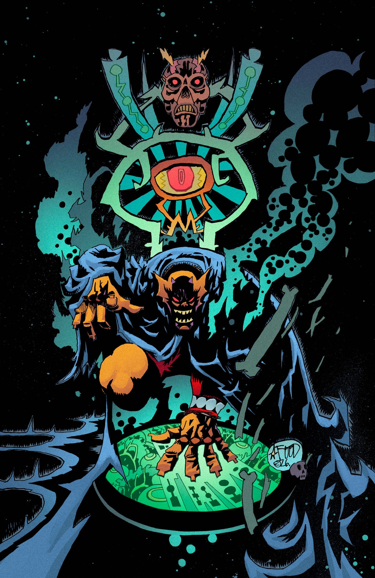 Demon #3 Cover C – Jim Mahfood Card Stock Variant