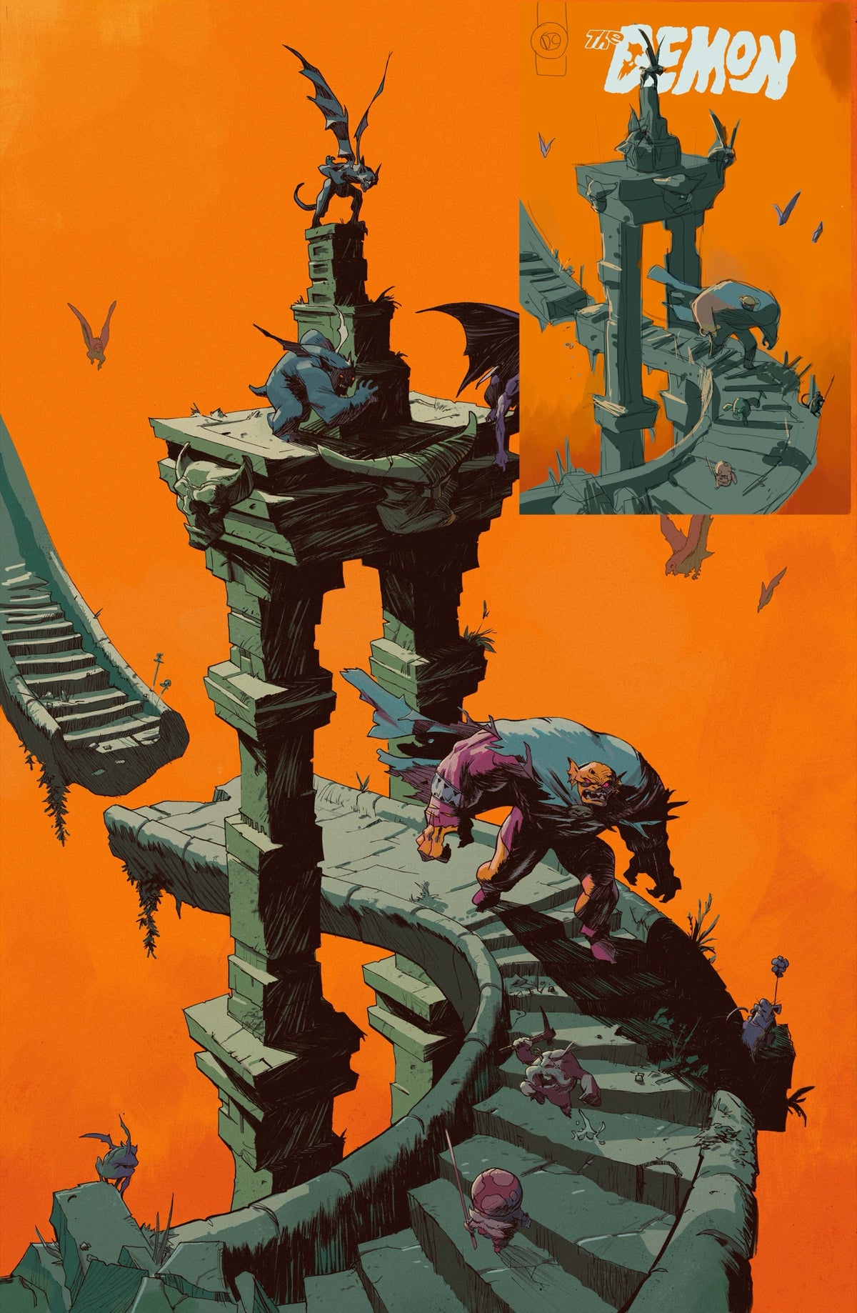 Demon #3 Cover D – Stephen Green Card Stock Variant
