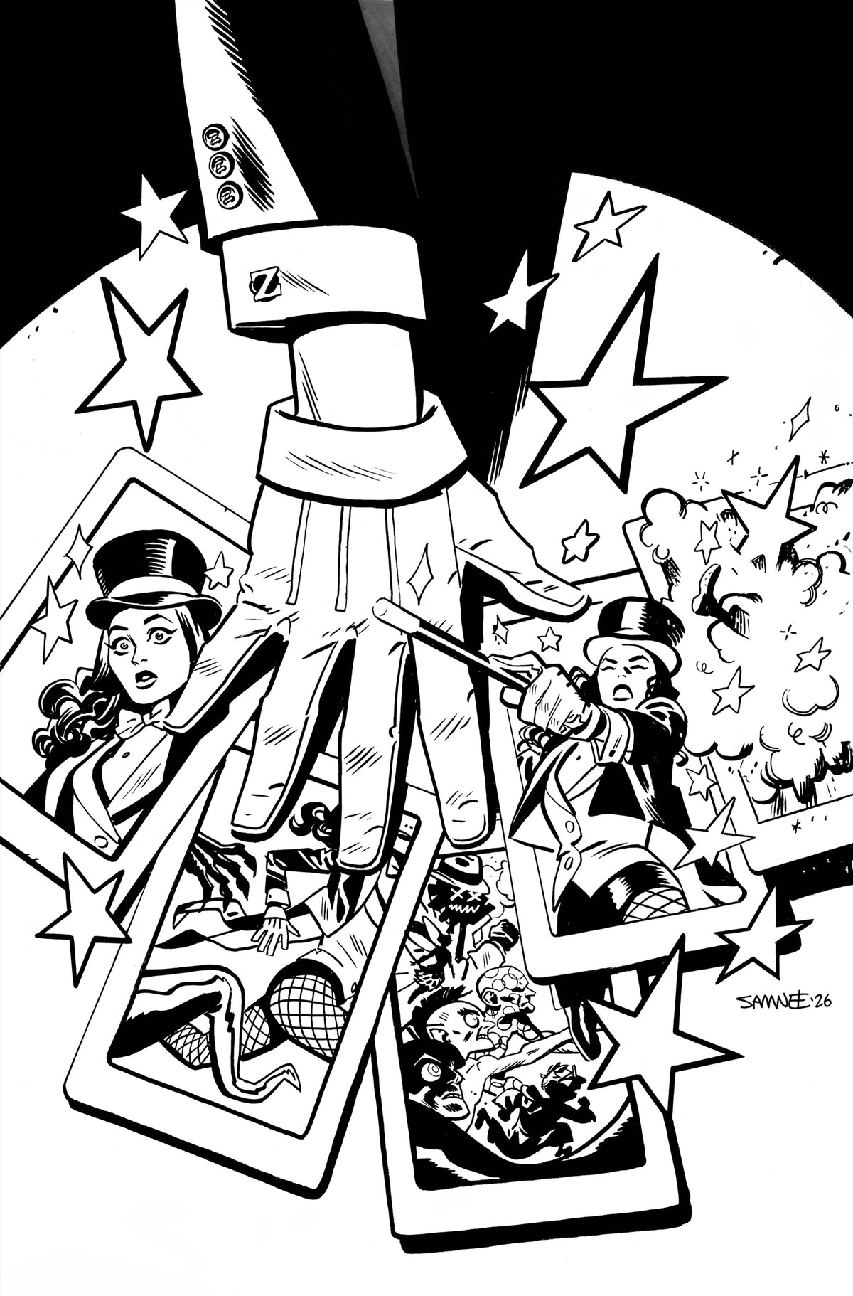 Zatanna #9 Cover B – Chris Samnee Card Stock Variant