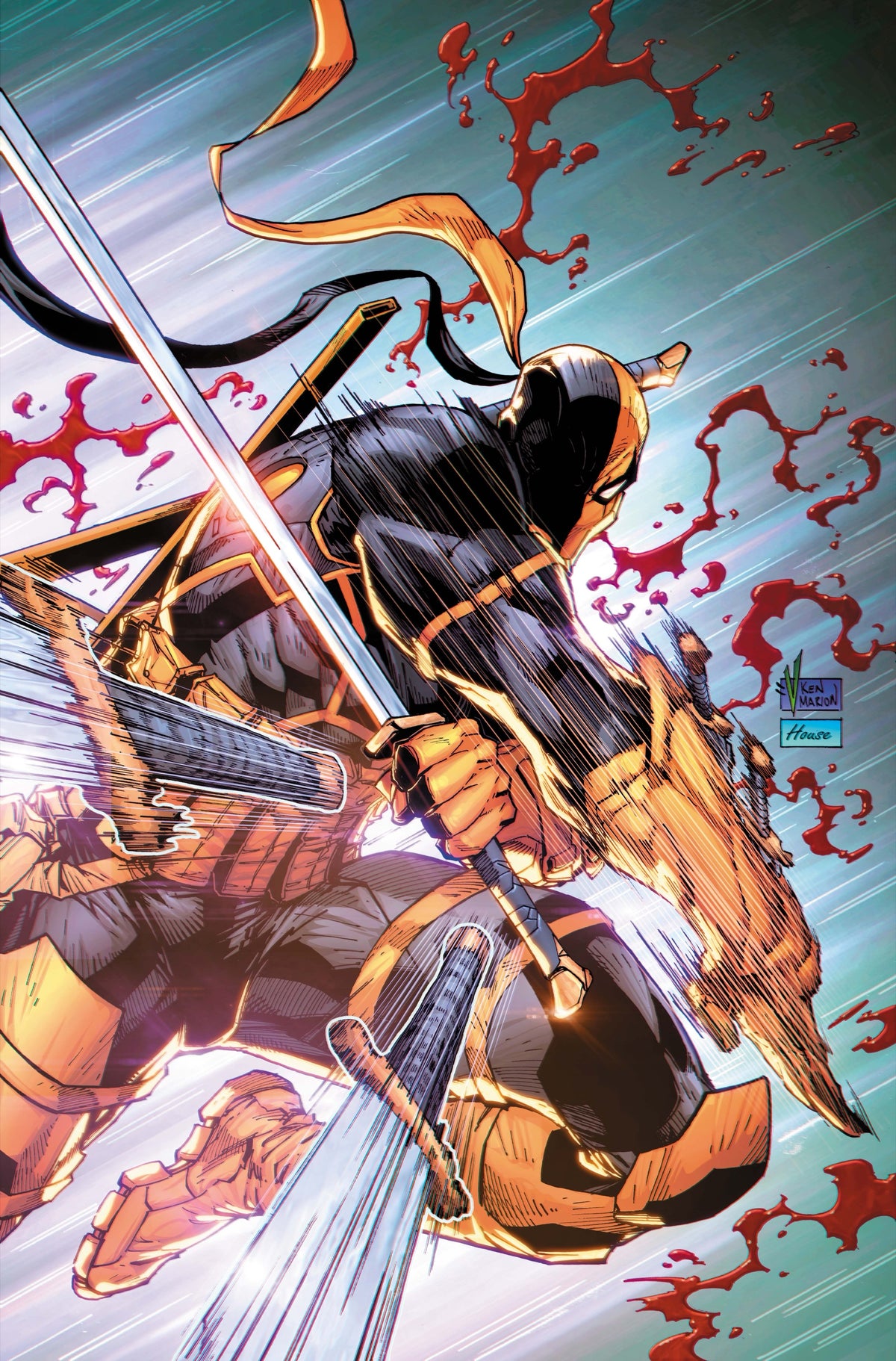 Deathstroke the Terminator #10 Cover C – V Ken Marion Card Stock Variant