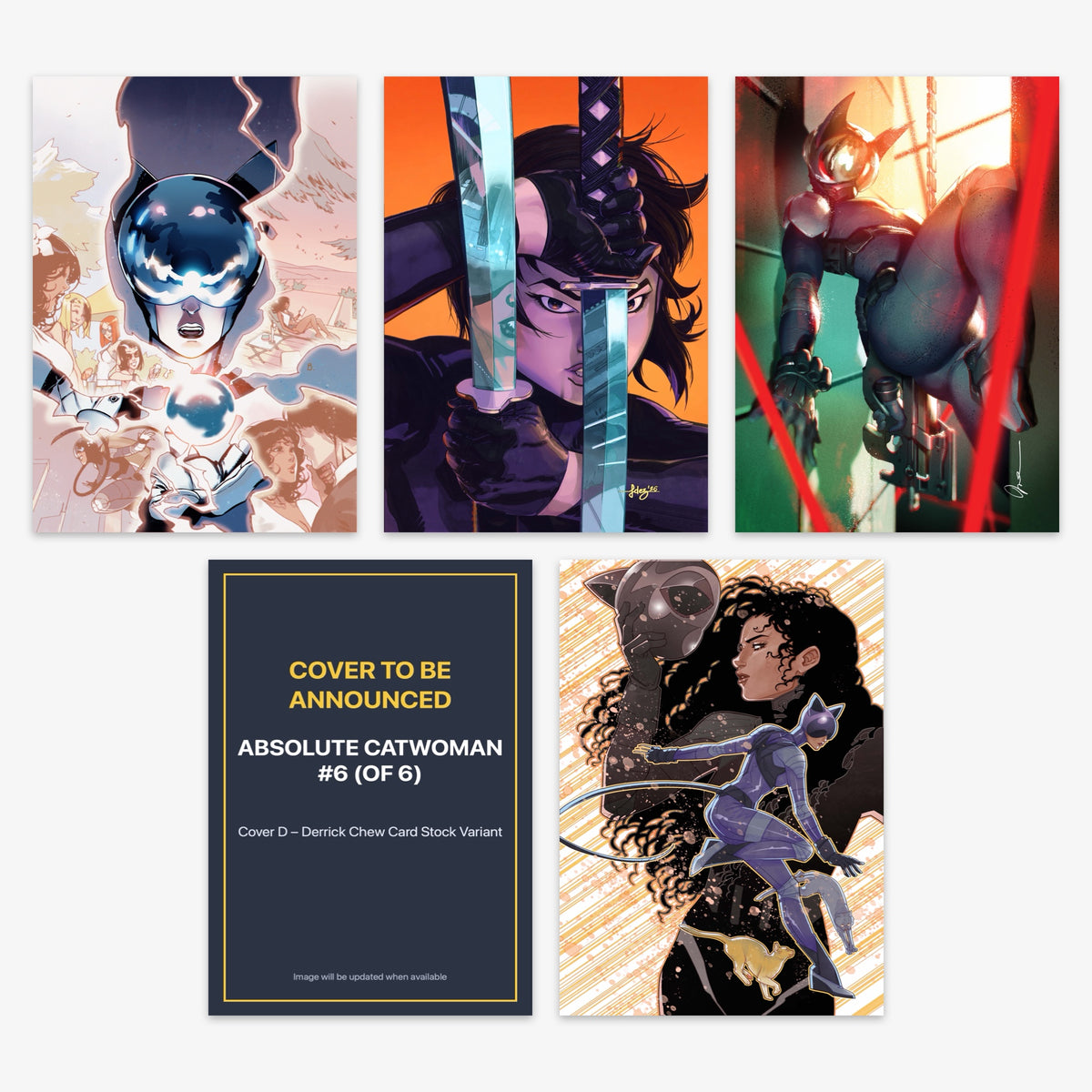 Absolute Catwoman #6 (of 6) Bundle – Covers A–E (incl. Ratio Incentives) (includes cover to be announced)