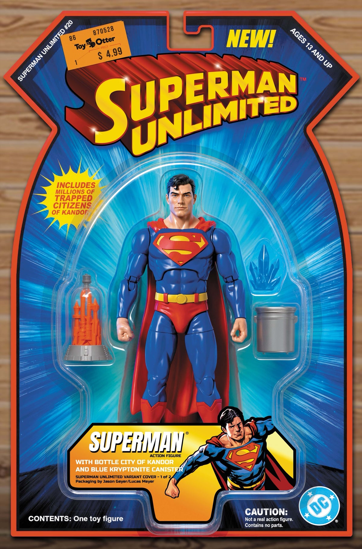 Superman Unlimited #20 Cover B – Jason Geyer Superman With Kandor Action