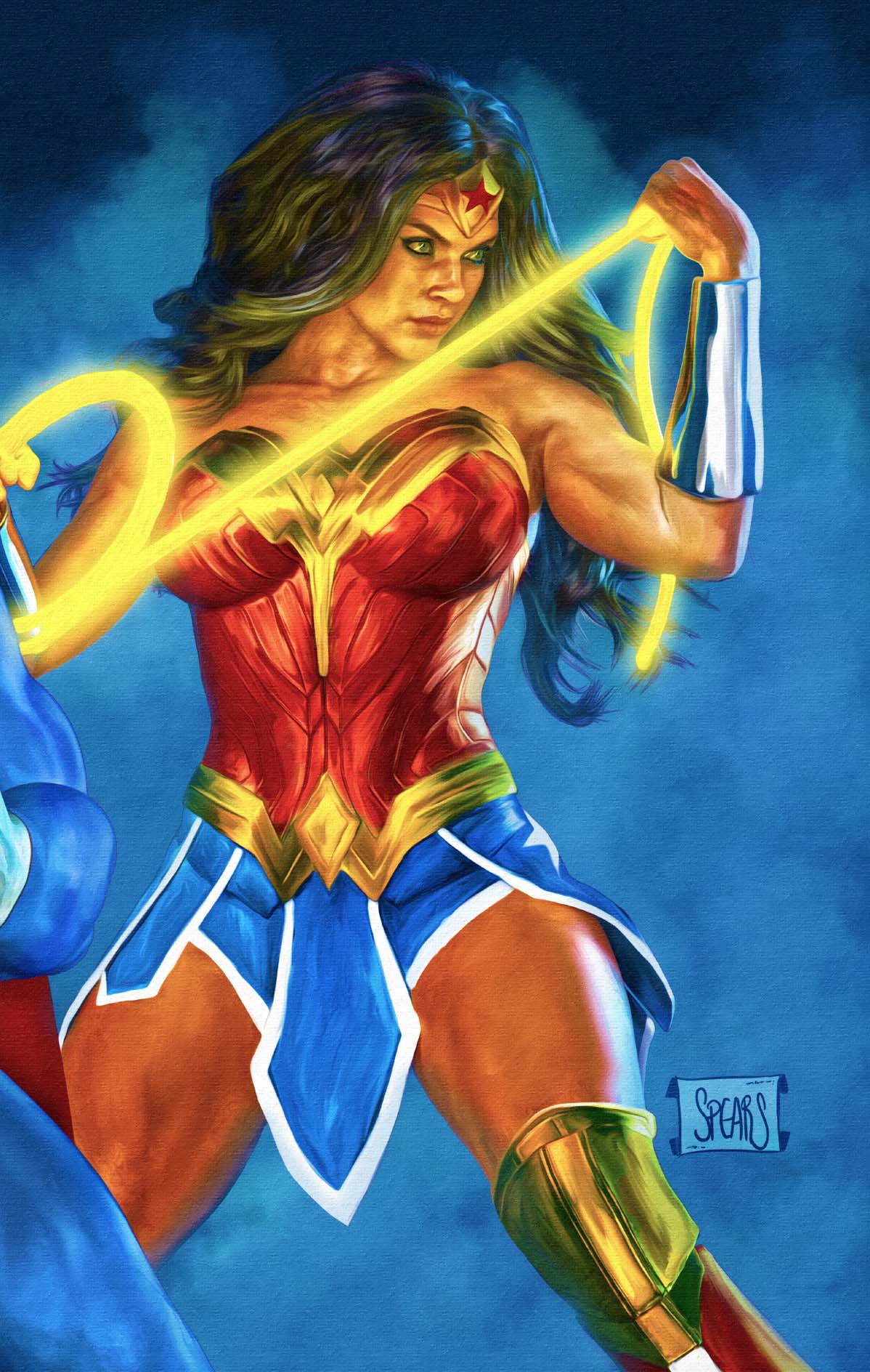 Justice League Unlimited #26 Cover D – Mark Spears 3-Part Connecting Wonder Woman Card Stock Variant