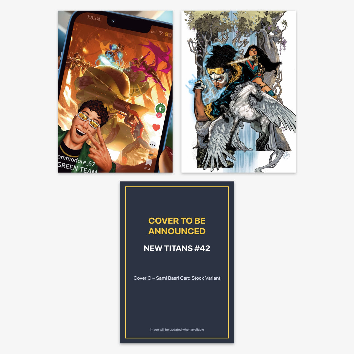 New Titans #42 Bundle – Covers A–C (includes cover to be announced)