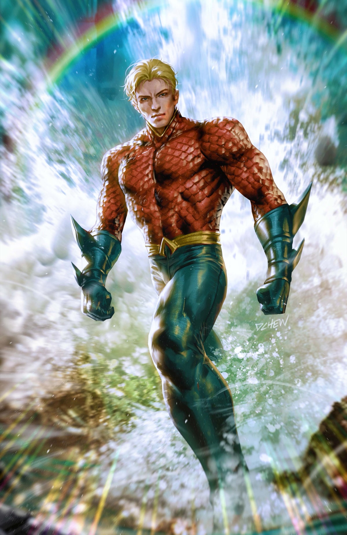 Emperor Aquaman #24 Cover B – Derrick Chew Card Stock Variant