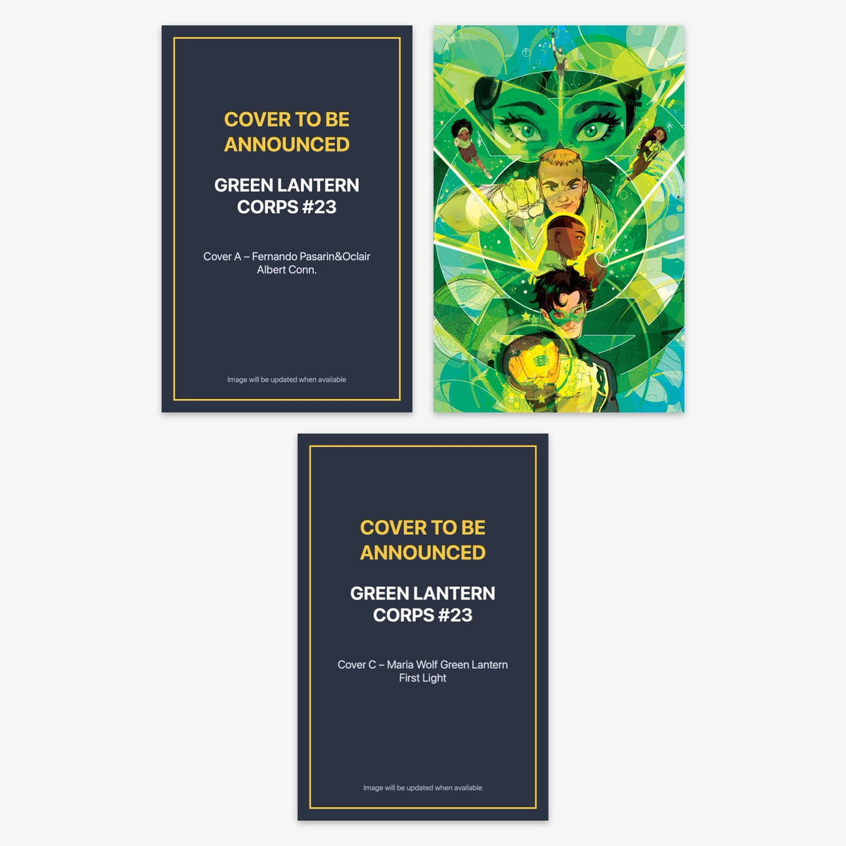 Green Lantern Corps #23 Bundle – Covers A–C (includes cover to be announced)