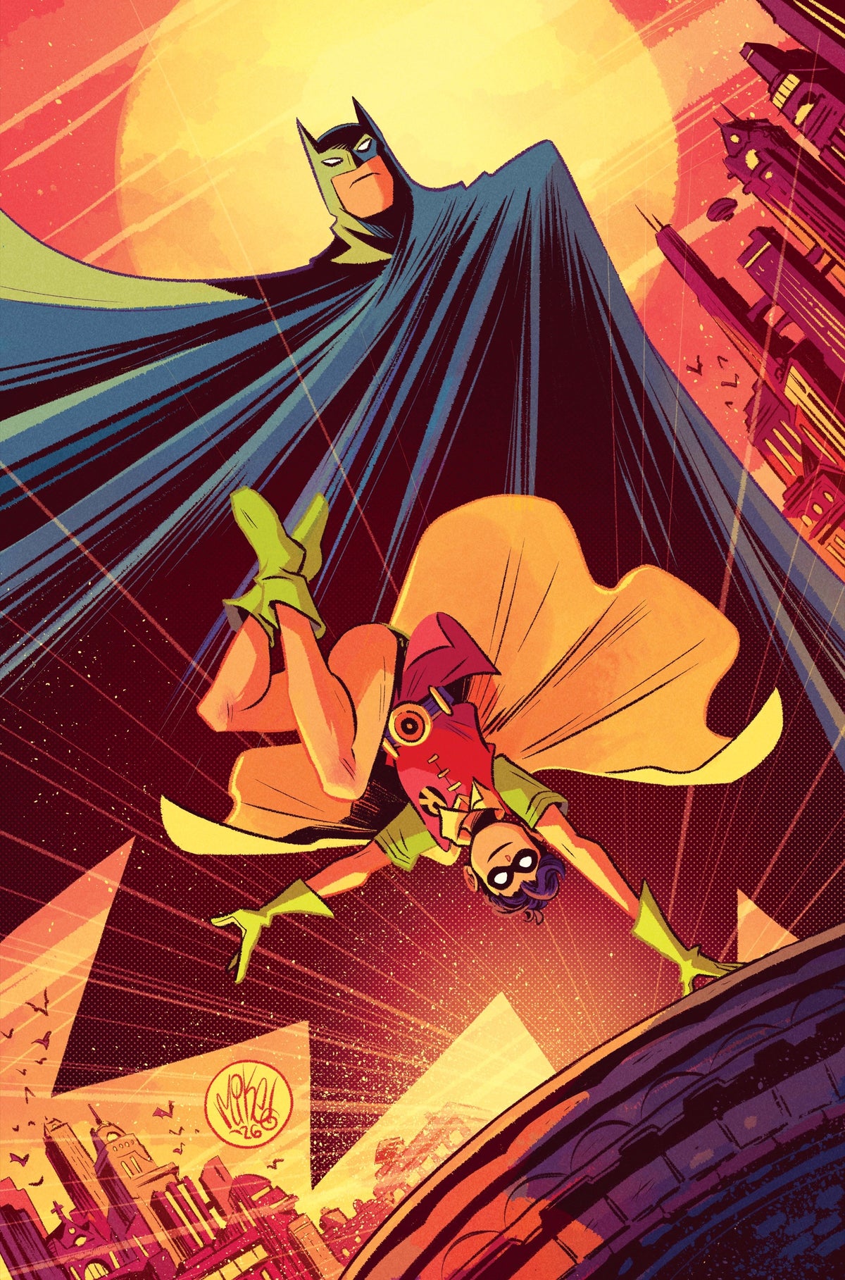 Batman & Robin Year One Dynamic Duos #5 (of 12) Cover D – Mike Maihack Card Stock Variant