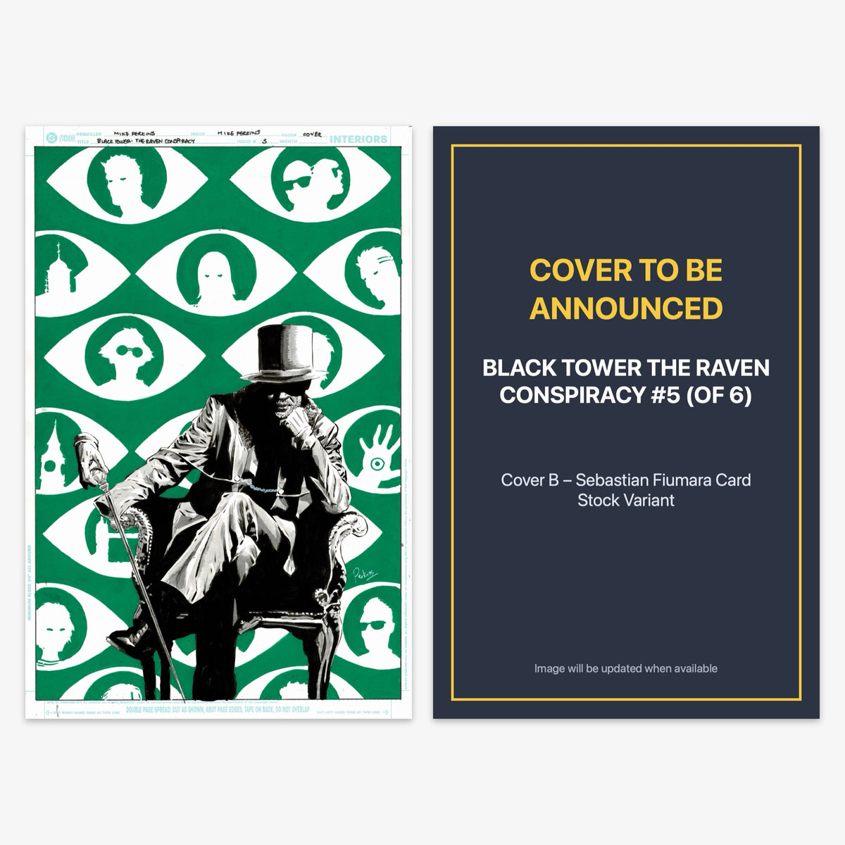 Black Tower the Raven Conspiracy #5 (of 6) Bundle – Covers A & B (includes cover to be announced)