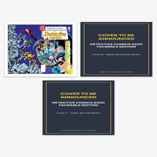 Detective Comics #500 FACSIMILE EDITION Bundle – Covers A–C
