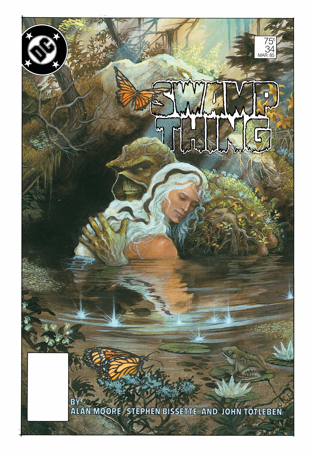 Swamp Thing #34 FACSIMILE EDITION Cover A – Stephen Bissette & John Totleben