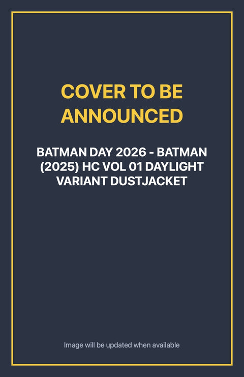 Batman Day 2026 - Batman (2025) HC Vol 01 Daylight Variant Dustjacket