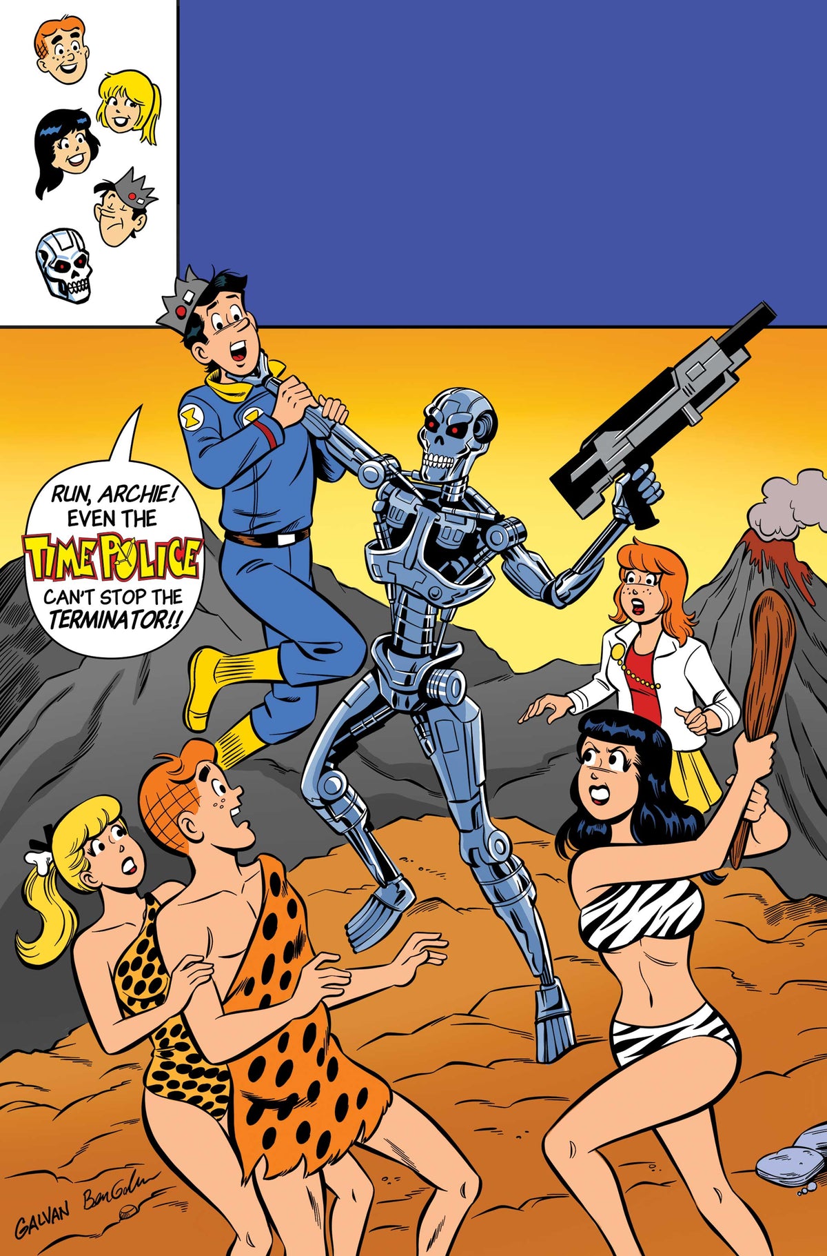 Archie vs the Terminator #3 Cover I – 1:15 Ratio Bill Galvan Virgin Variant