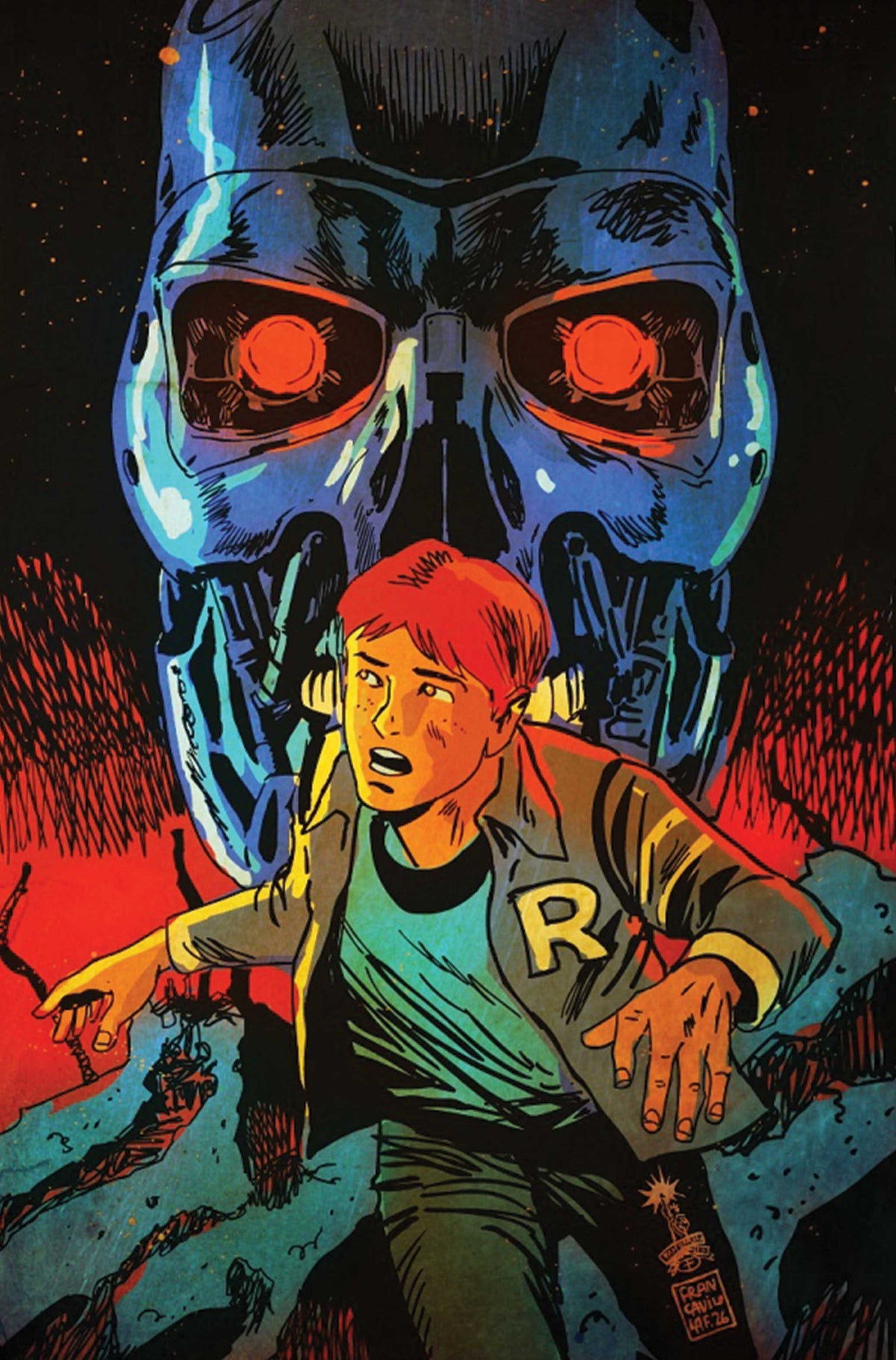 Archie vs the Terminator #3 Cover J – 1:20 Ratio Francesco Francavilla Virgin