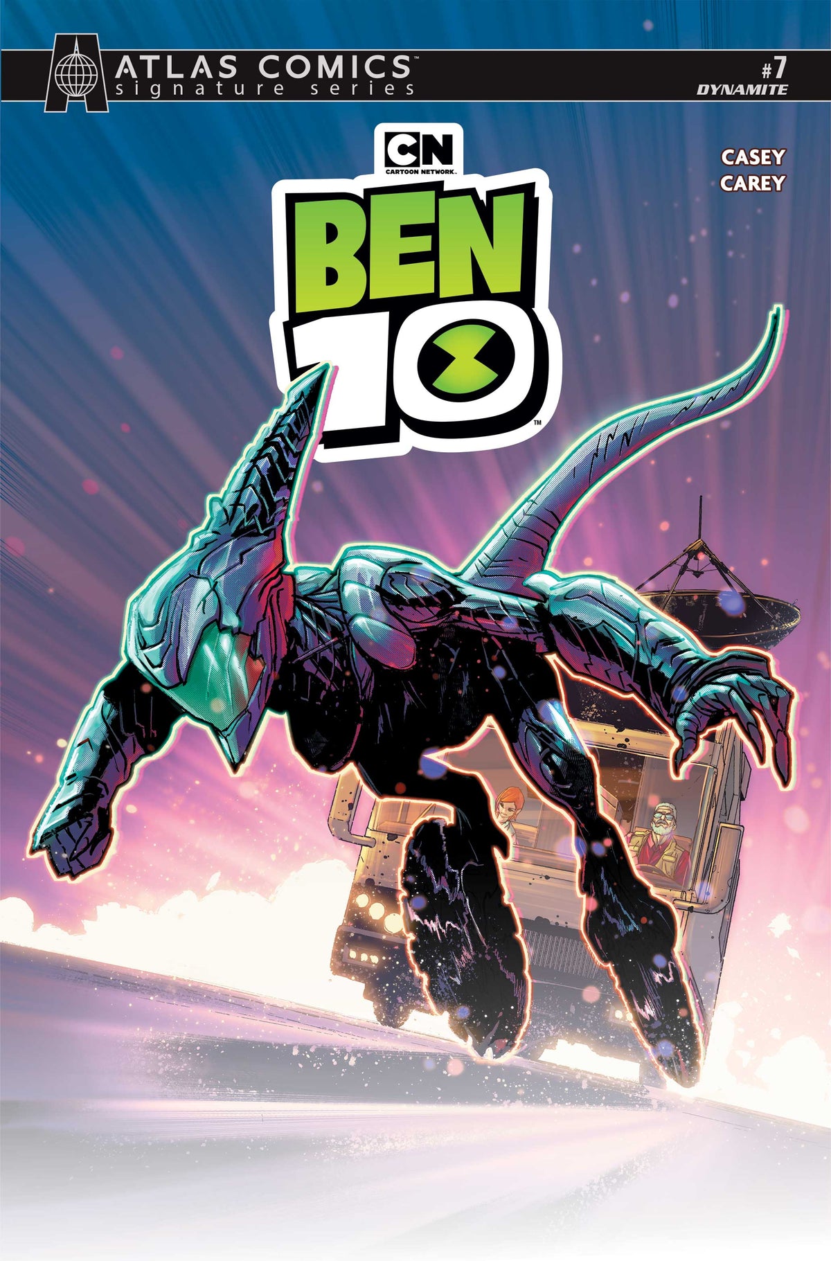 Ben 10 #7 Cover H – Robert Carey Atlas Ed Signed by Joe