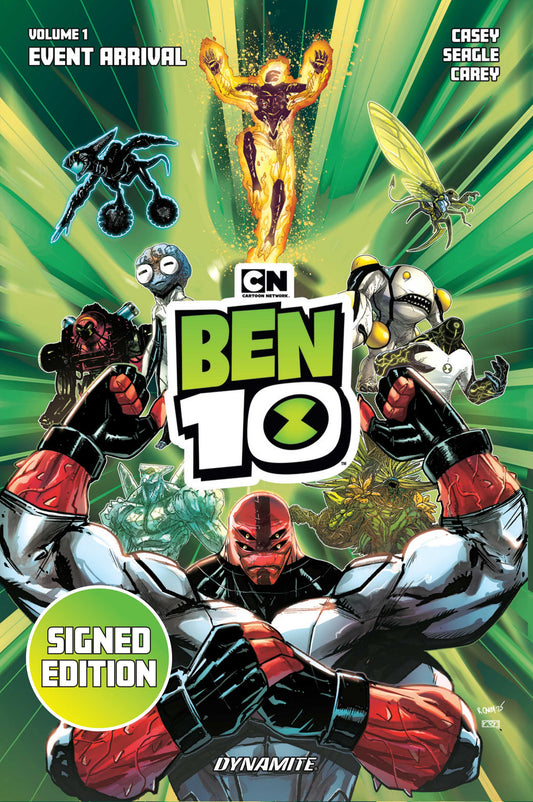 Ben 10 HC Vol 01 Event Arrival Signed by Joe Casey and Steven T Seagle Default Title