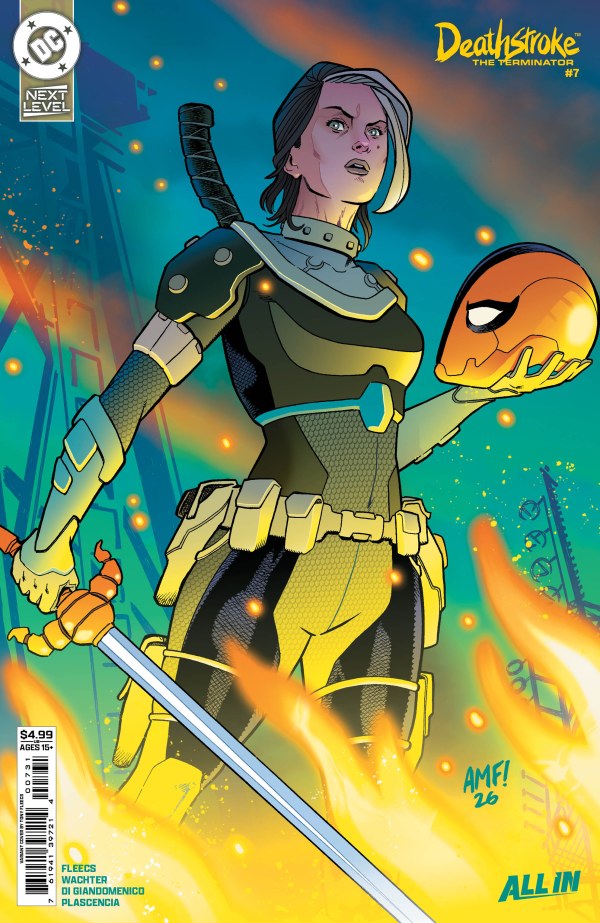 Df Deathstroke the Terminator #7 VARIANT SIGNED BY TONY FLEECS Default Title