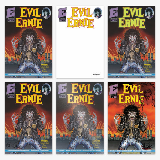 Evil Ernie #1 35TH ANNIVERSARY FACSIMILE EDITION Bundle – Covers A–F