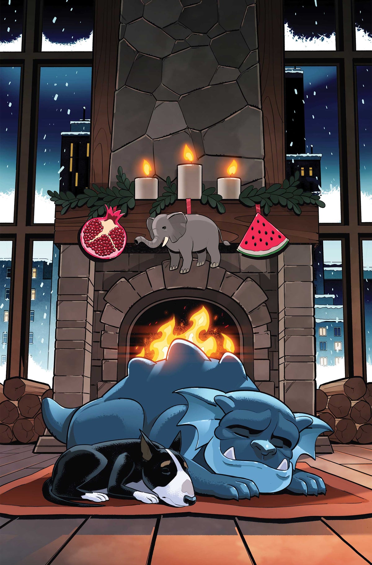 Gargoyles Winter Special 2026 #1 (ONE SHOT) Cover I – 1:20 Ratio Stephen Byrne Virgin Variant