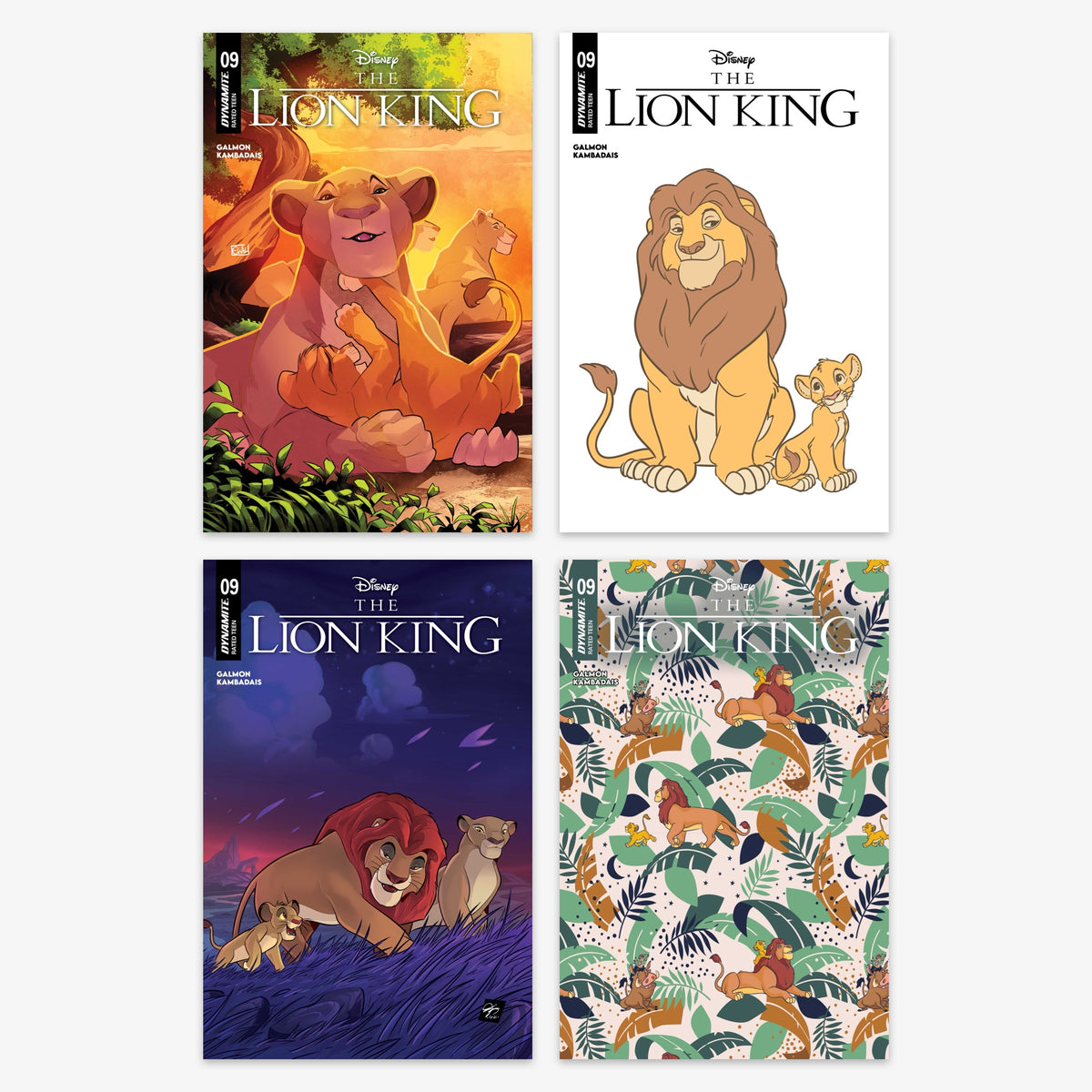 Lion King #9 Bundle – Covers A–D (No Incentive)