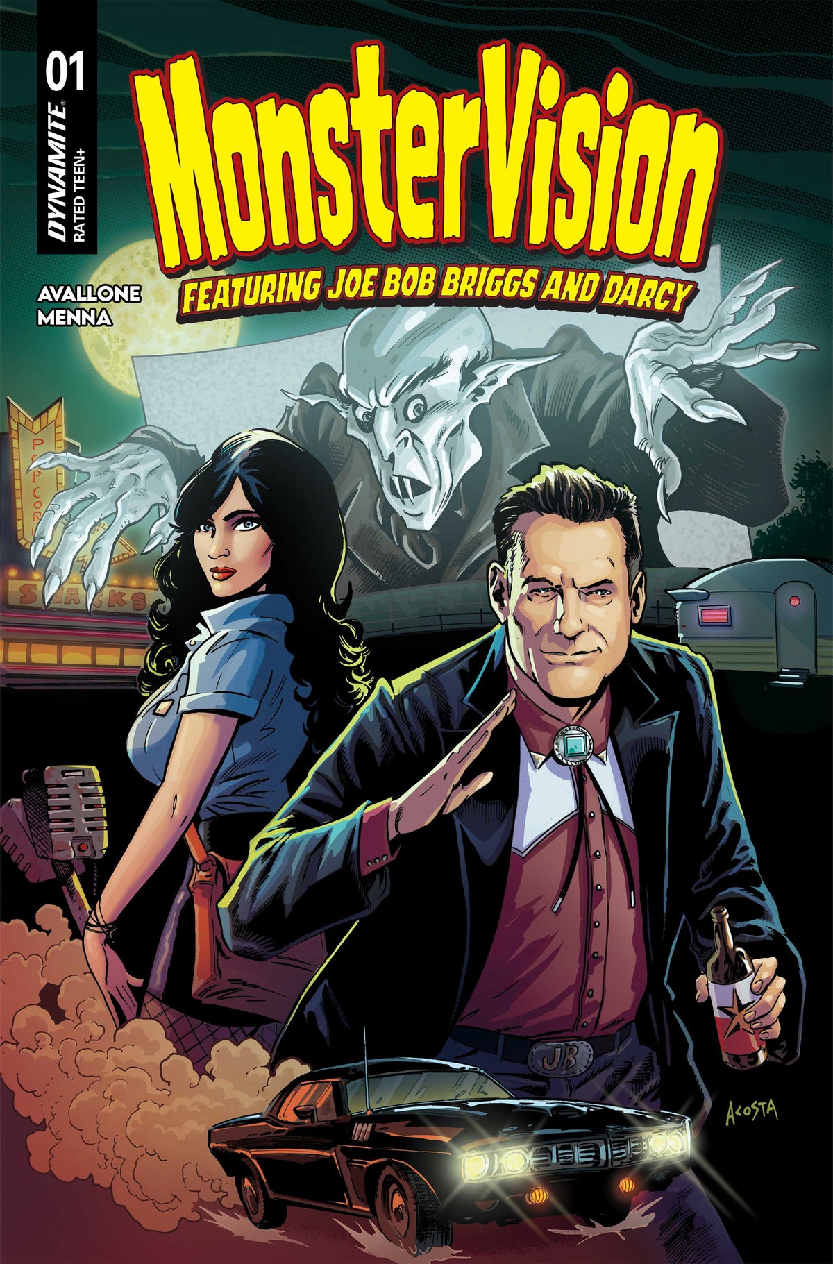 Monstervision Featuring Joe Bob Briggs and Darcy #1 Cover A – Dave Acosta