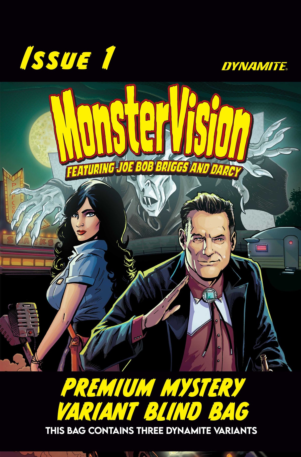 Monstervision Featuring Joe Bob Briggs and Darcy #1 Cover H – Premium Mystery Blind Bag Variant