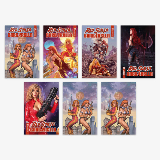 Red Sonja Barbarella #2 Bundle – Covers A–G (No Incentive)