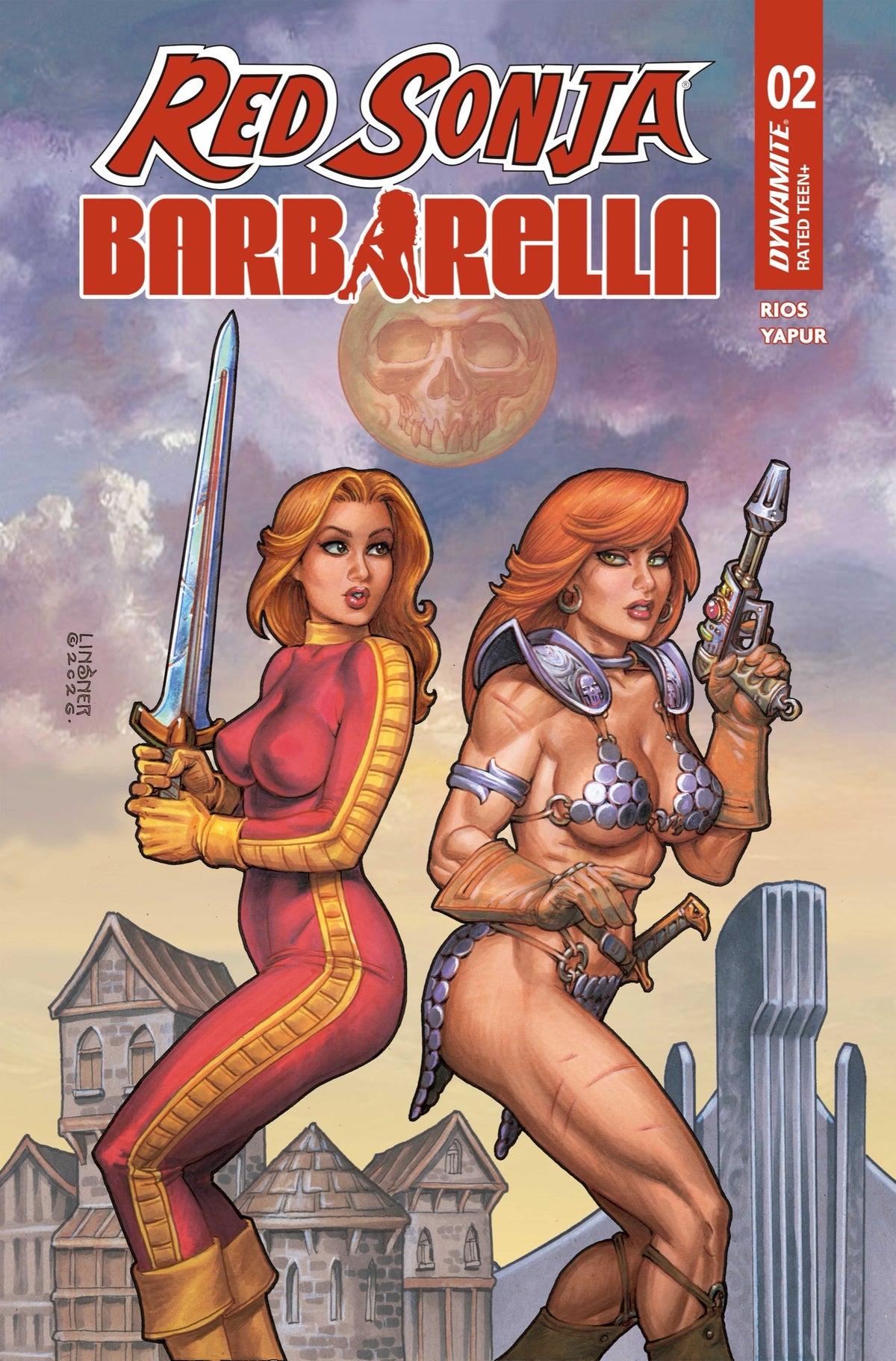 Red Sonja Barbarella #2 Cover A – Joseph Michael Linsner