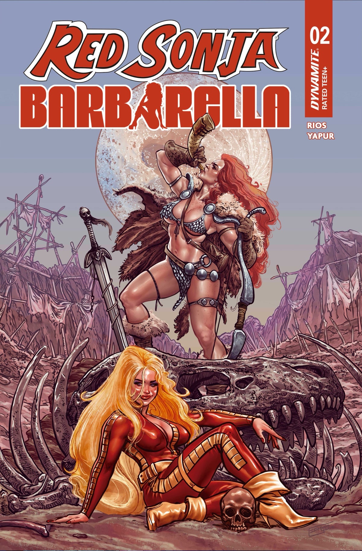 Red Sonja Barbarella #2 Cover C – Diego Yapur Variant