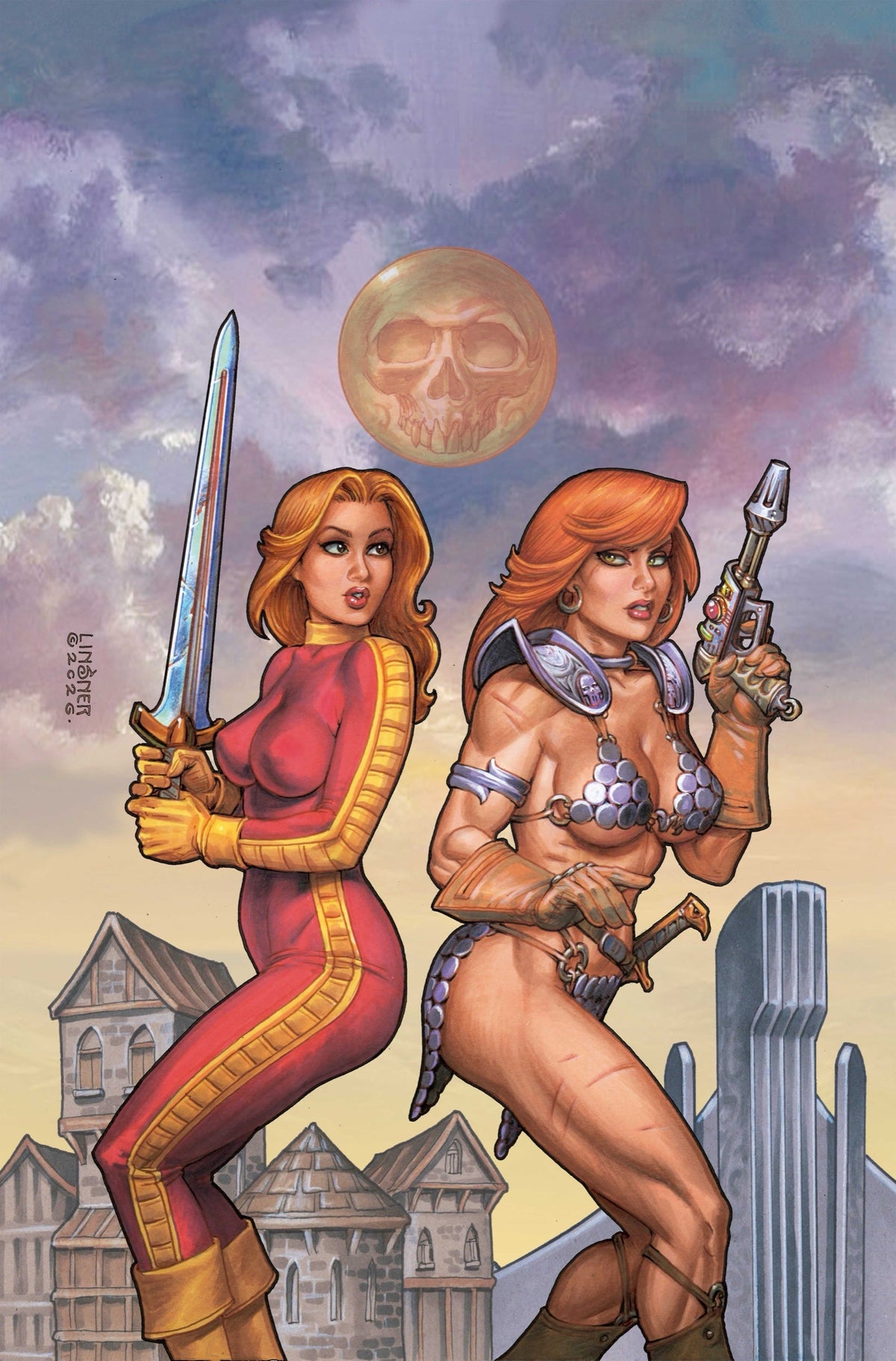 Red Sonja Barbarella #2 Cover G – Joseph Michael Linsner Ltd Virgin