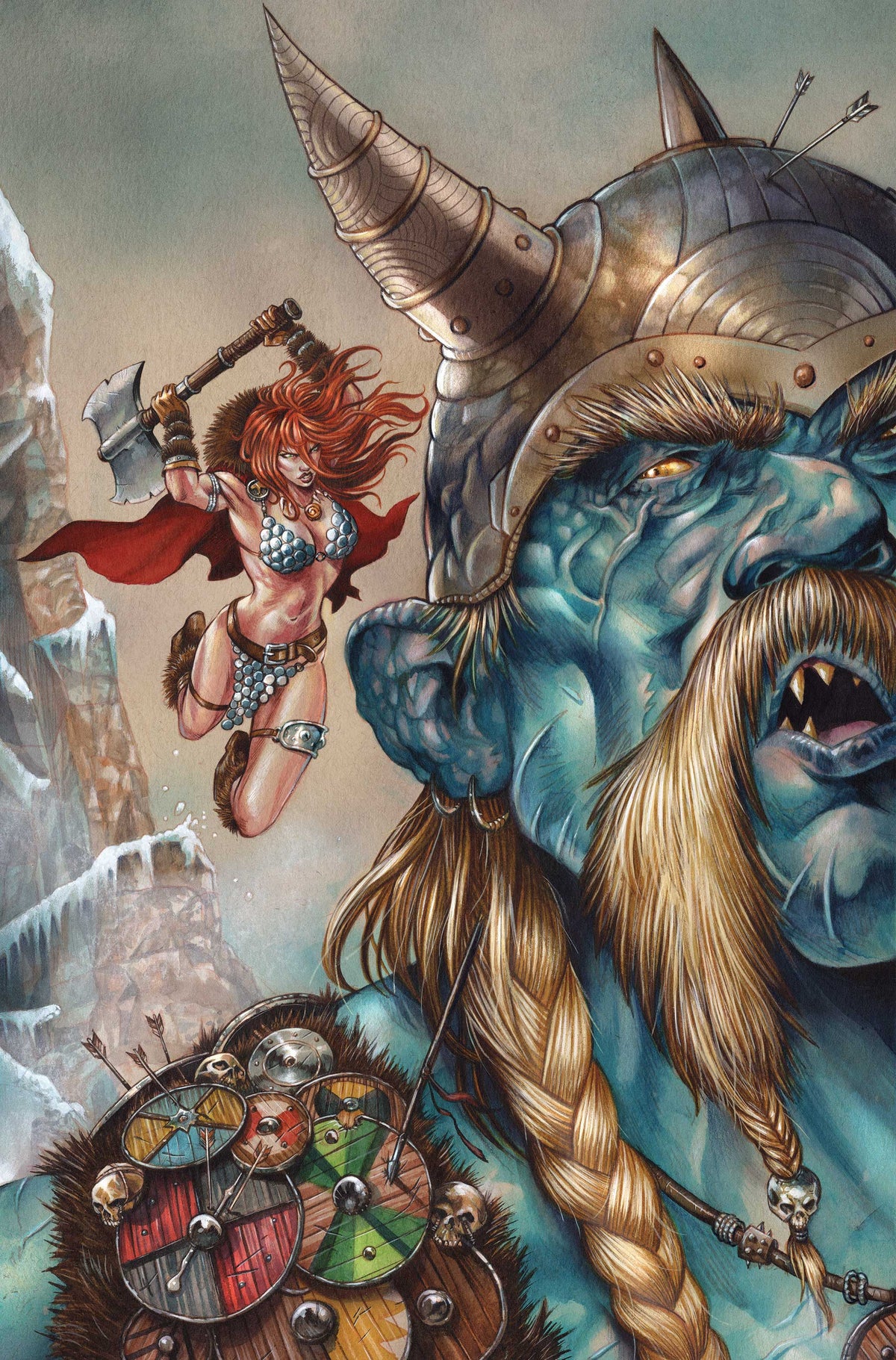 Red Sonja She Devil With a Sword #8 Cover I – 1:10 Ratio Mike Rooth Virgin Variant