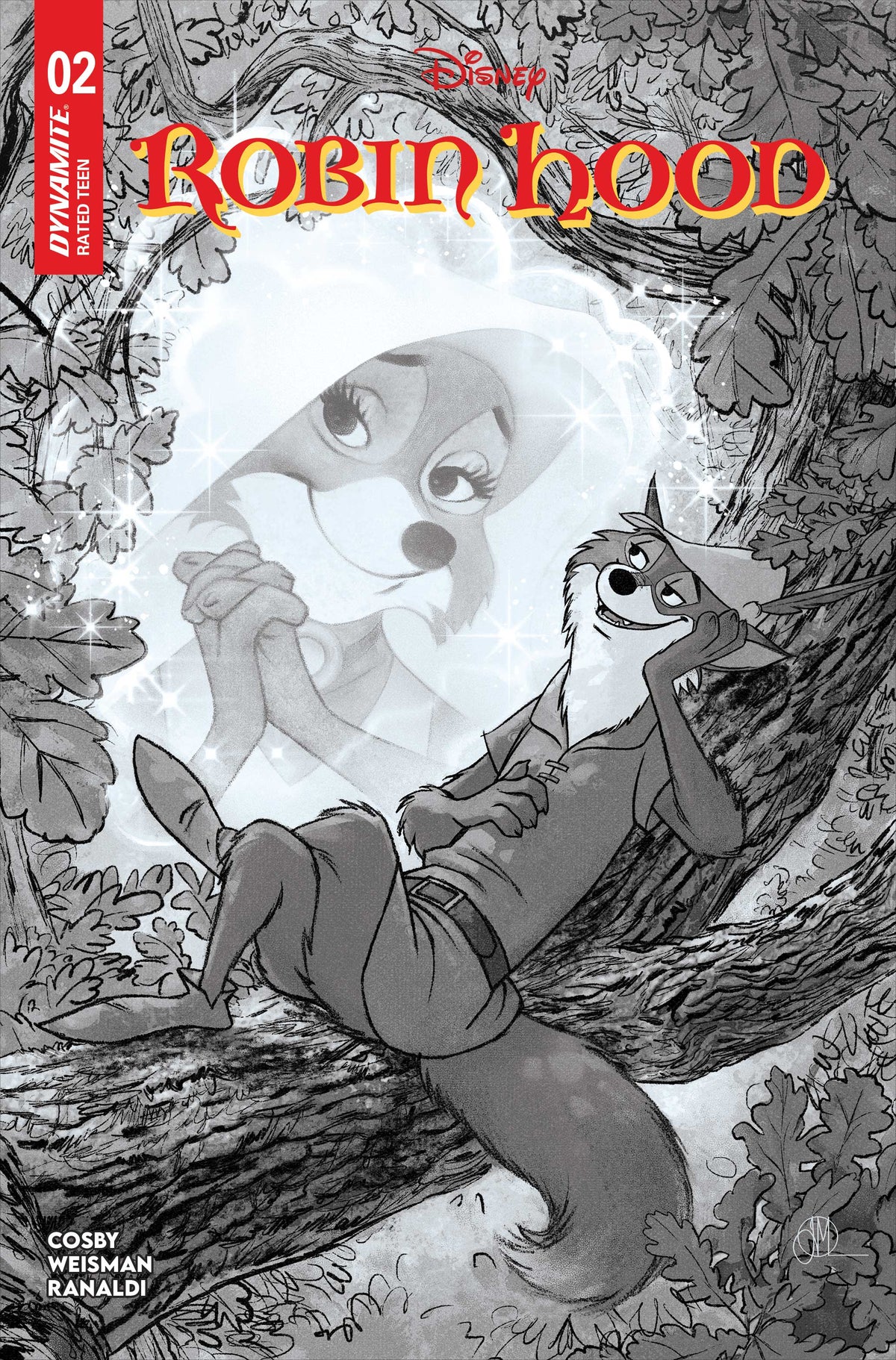 Robin Hood (2026) #2 Cover K – 1:25 Ratio Joshua Middleton Line Art