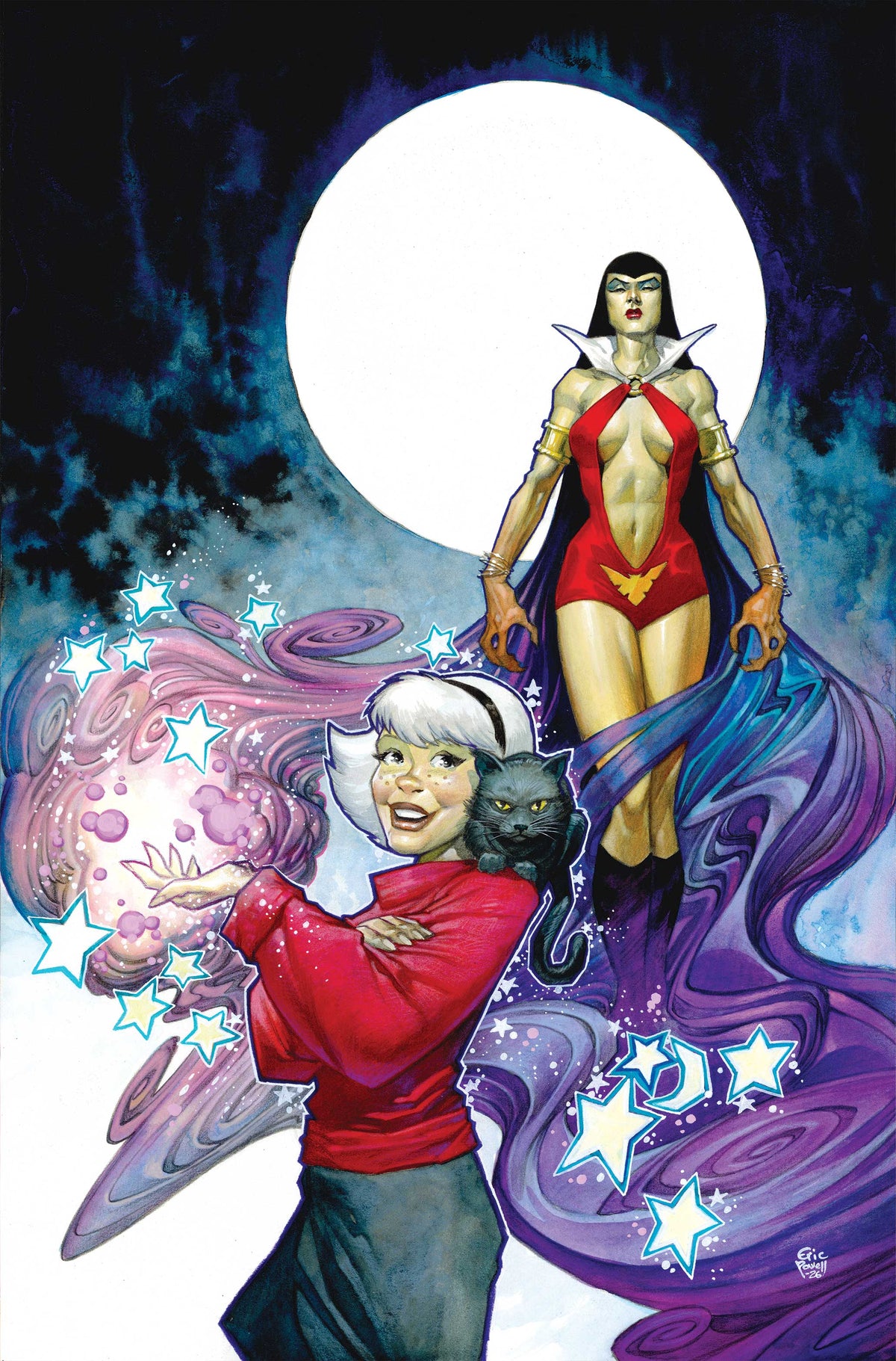 Sabrina the Teenage Witch Vampirella #1 Cover H – Eric Powell Foil Virgin Variant