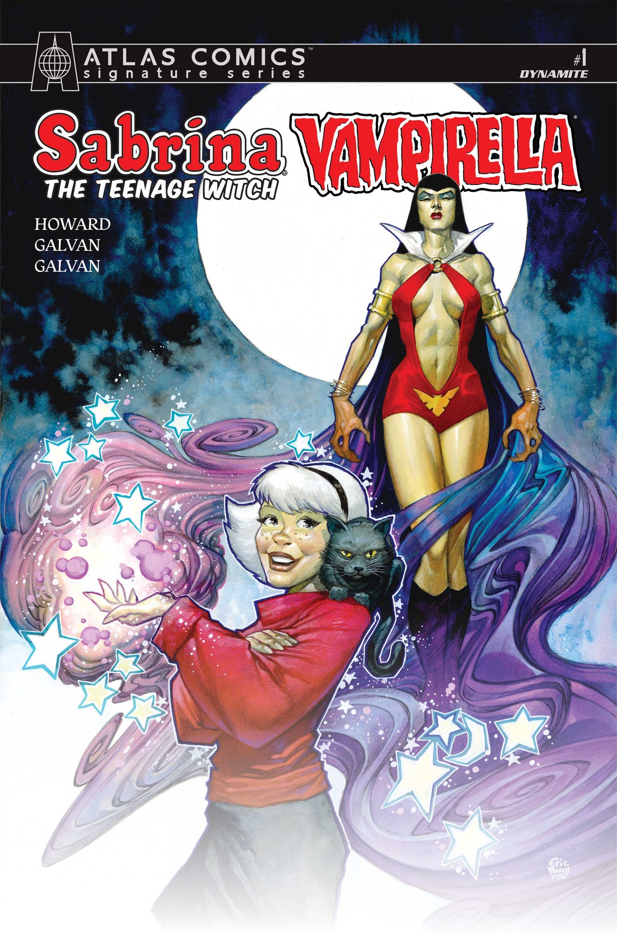 Sabrina the Teenage Witch Vampirella #1 Cover L – Eric Powell Atlas Ed Signed by Tini
