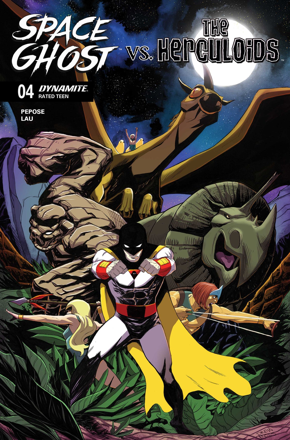 Space Ghost vs the Herculoids #4 Cover B – Drew Moss Variant