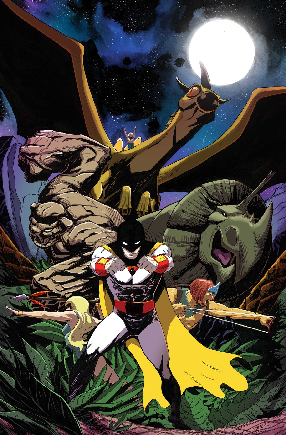 Space Ghost vs the Herculoids #4 Cover I – 1:20 Ratio Joseph Michael Linsner Virgin