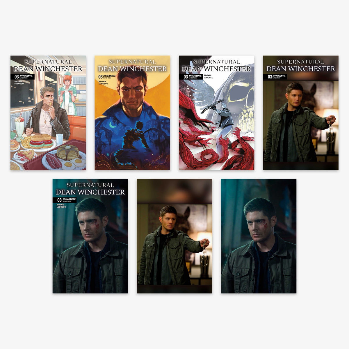 Supernatural Dean Winchester #3 Bundle – Covers A–G (No Incentive)