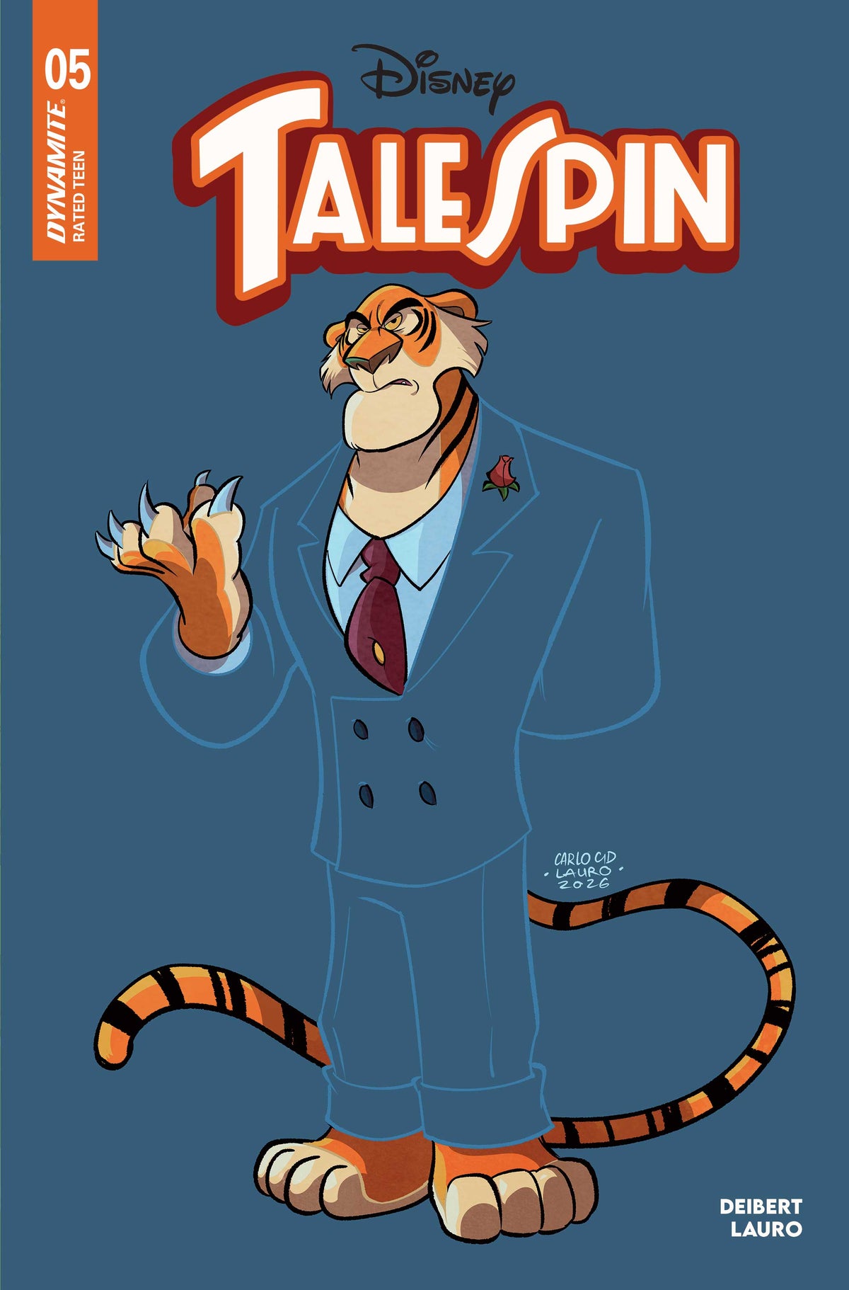 Talespin #5 Cover C – Carlo Lauro Color Bleed Variant