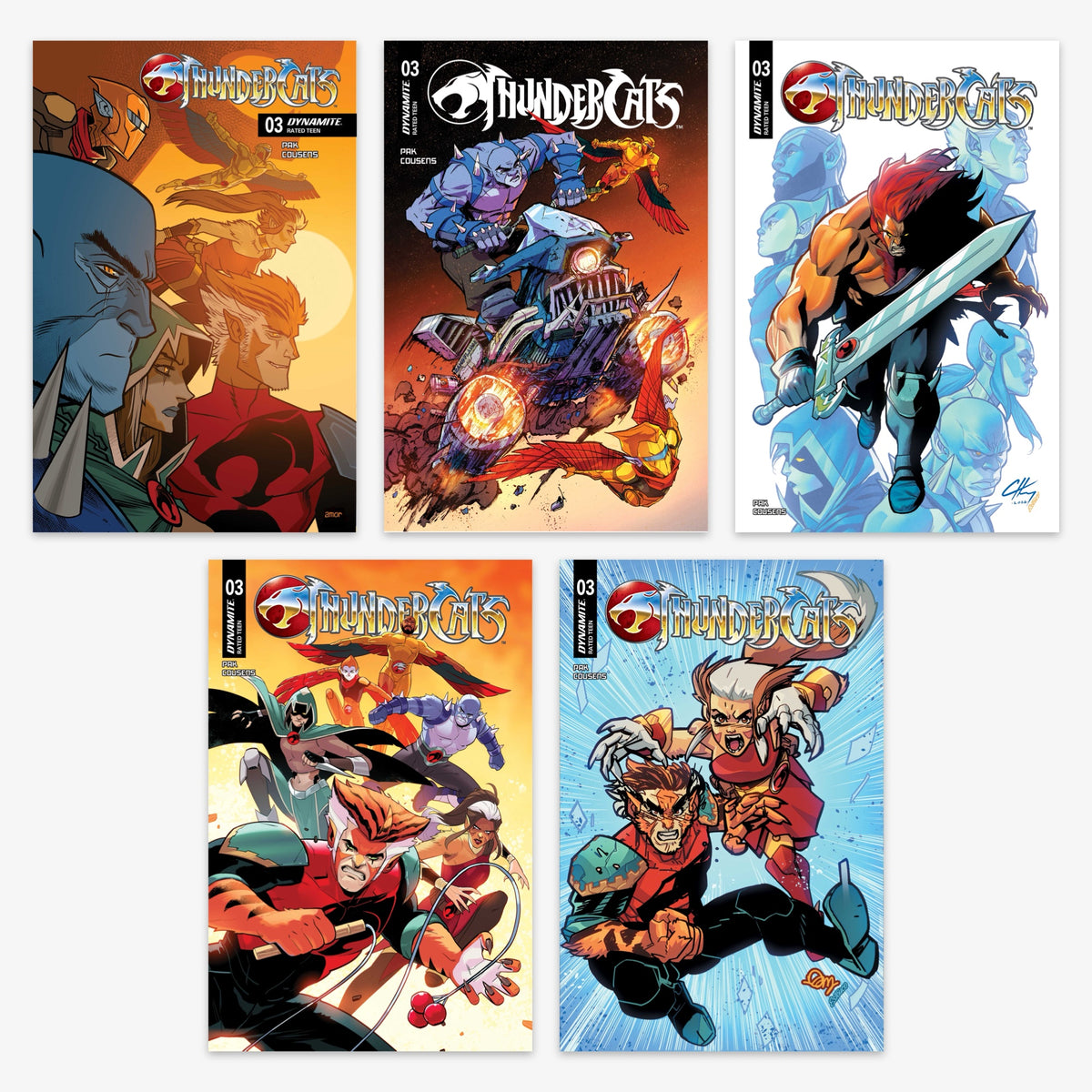 Thundercats (2026) #3 Bundle – Covers A–E (No Incentive)